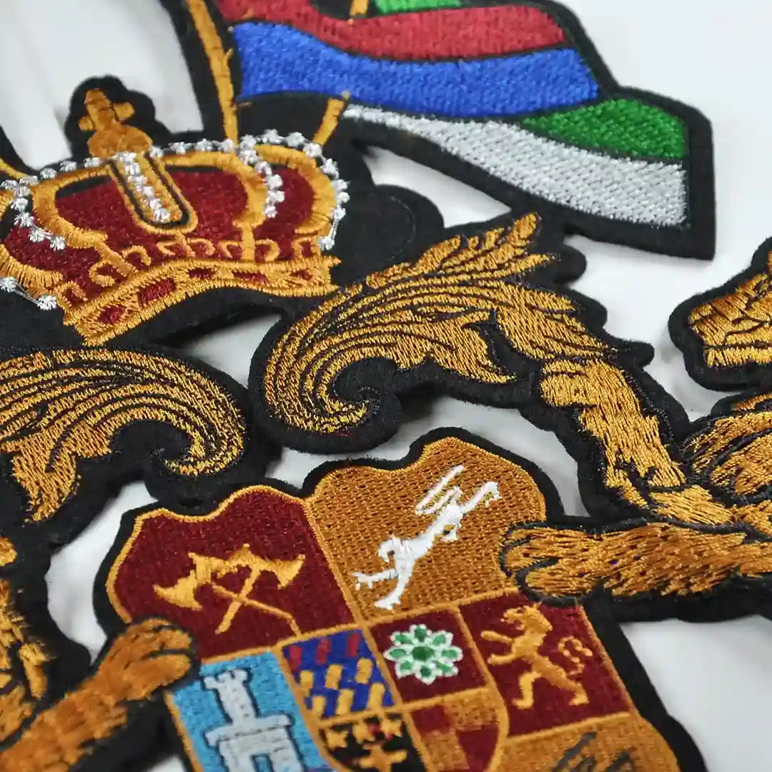 Imperial Lion Crown Sew Patch