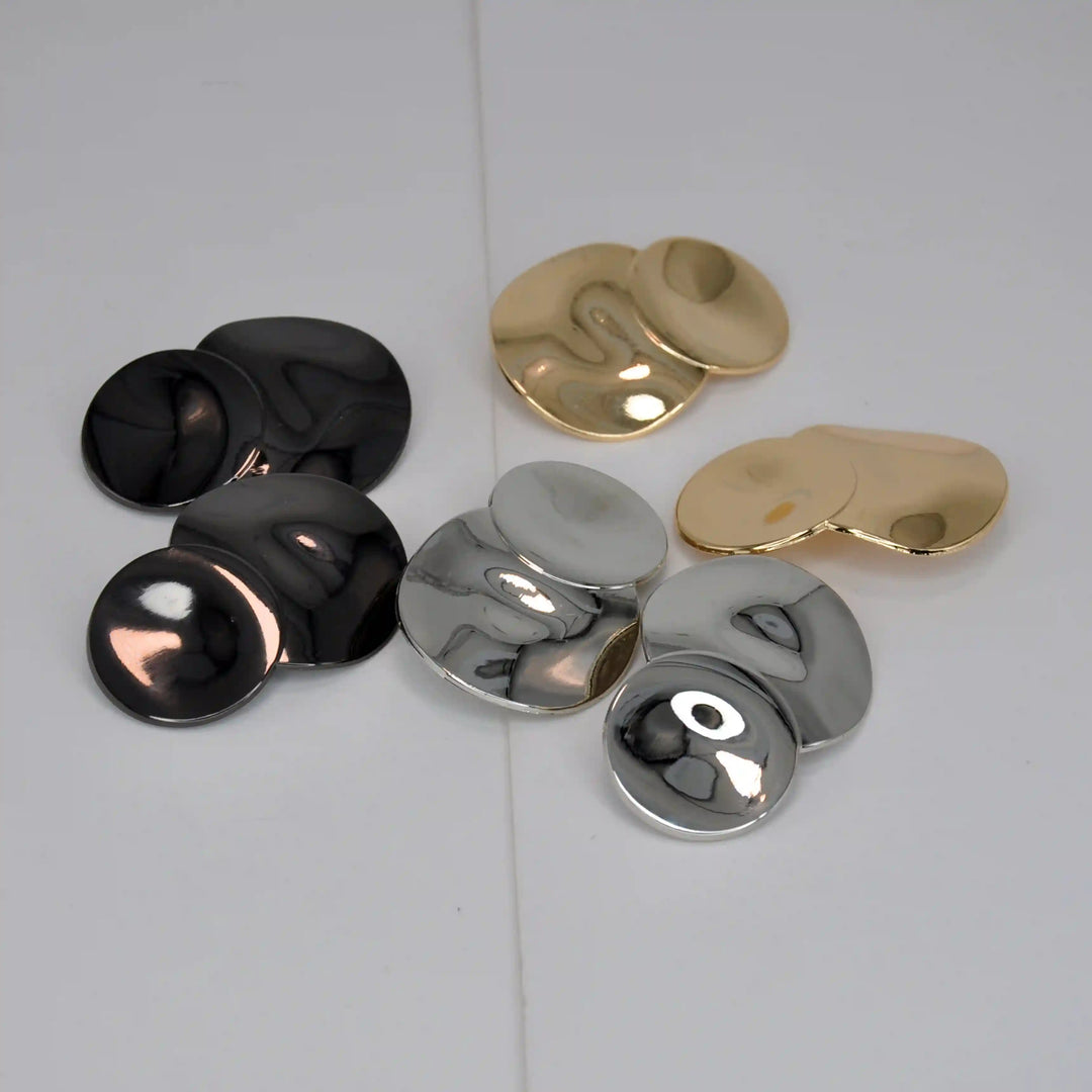 Circular Button Vertical Groove | 53mm