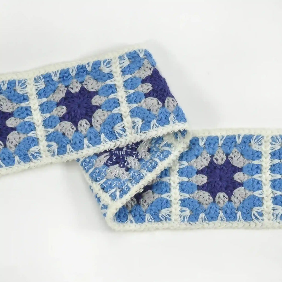 Crochet Square Ribbon Lace