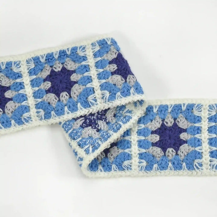 Crochet Square Ribbon Lace