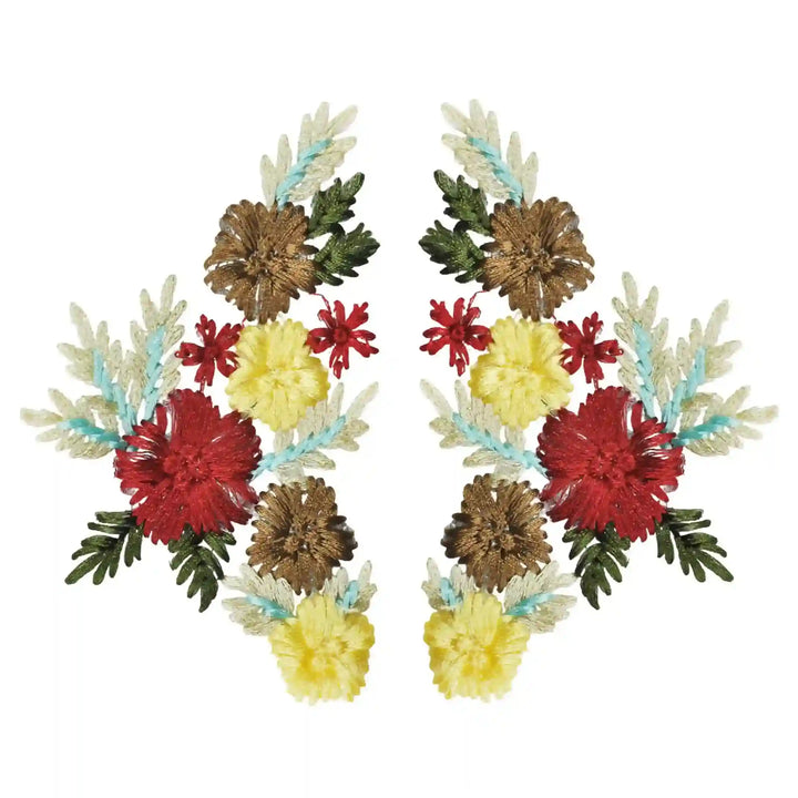 Leafy Floral Patches