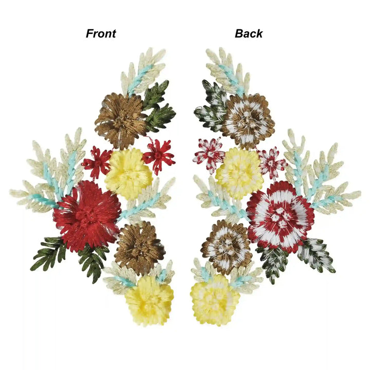Leafy Floral Patches