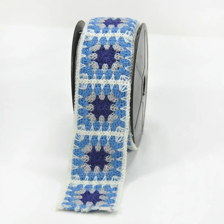 Crochet Square Ribbon Lace