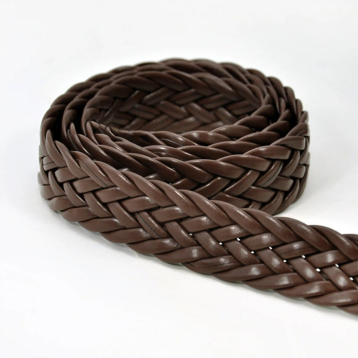 Coiled Braided Leather Lace