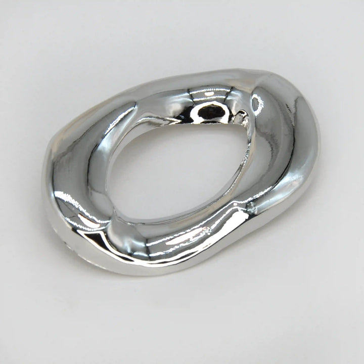 Silver Abstract Brooch