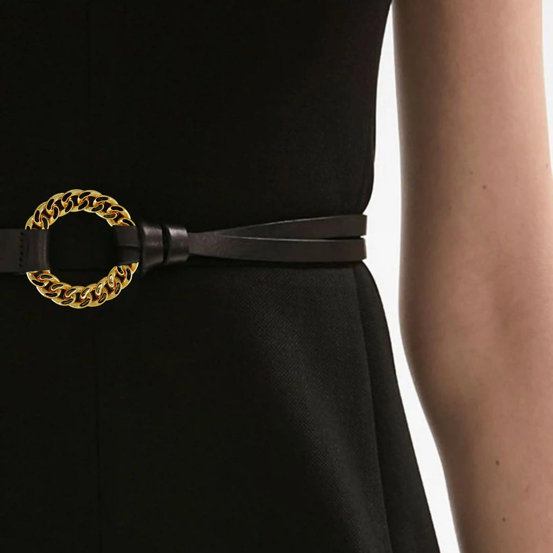 Circular Chain Style Metal Buckle