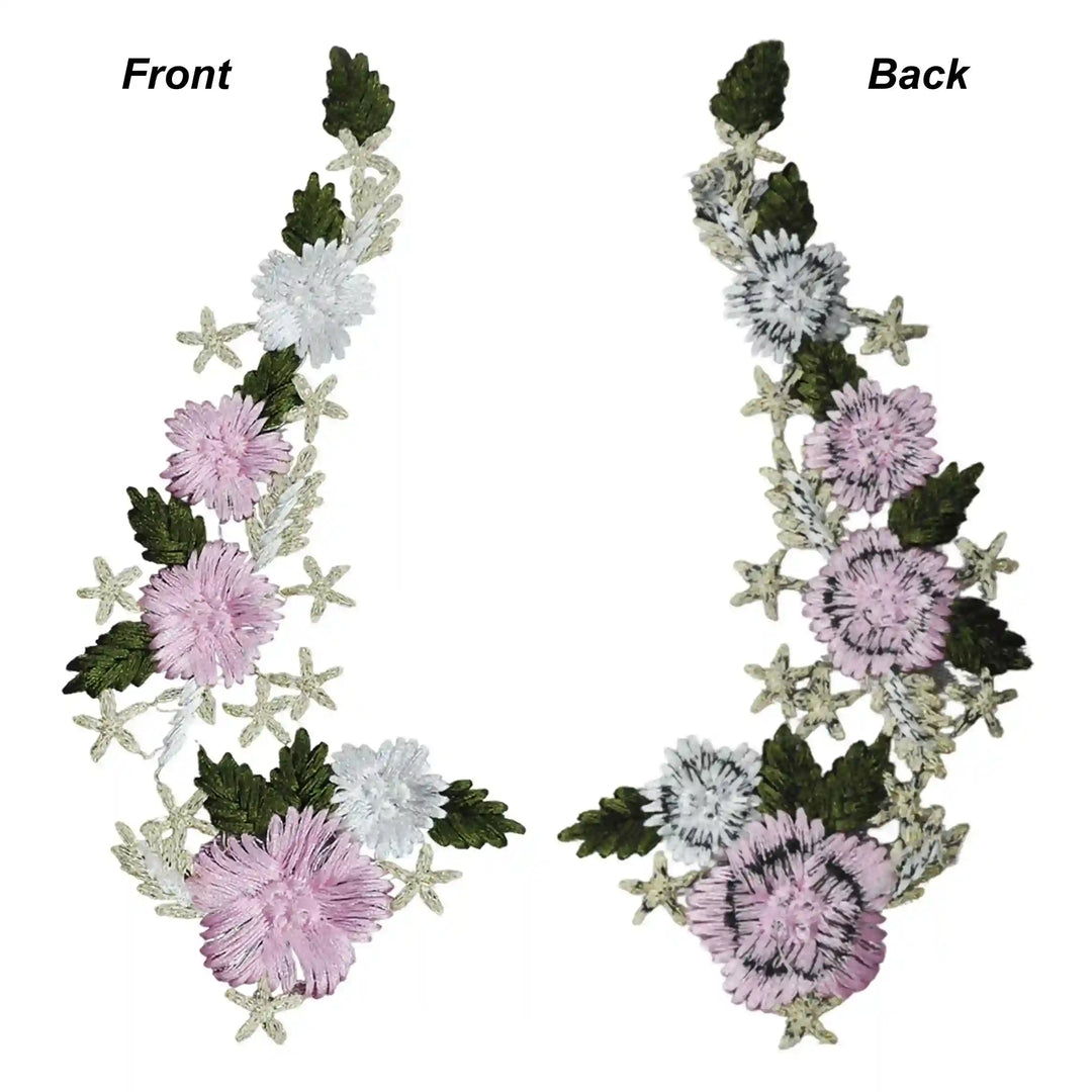 Embroidered Floral Applique