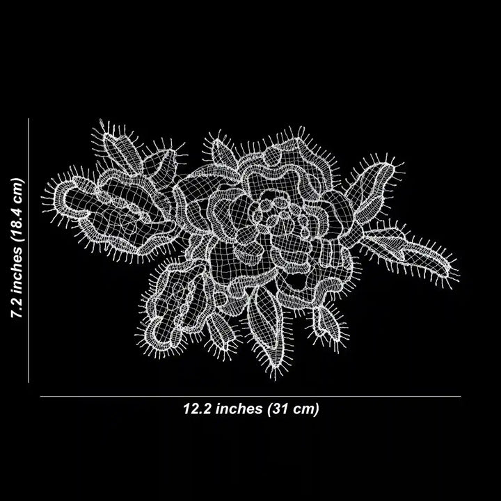 Floral Style Sew Patch