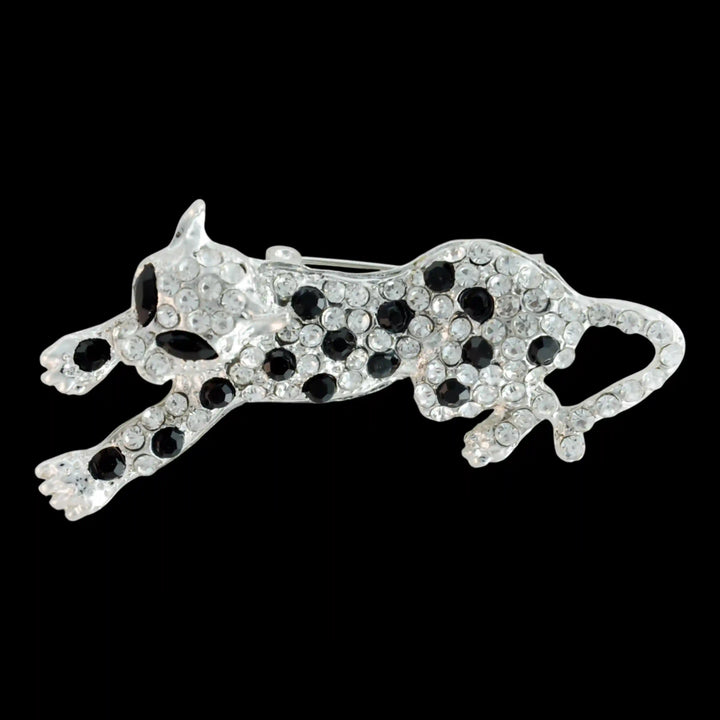Snow Leopard Brooch Pin
