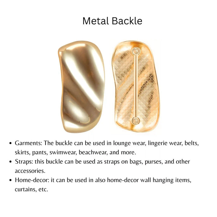 Fluid polished golden clasp
