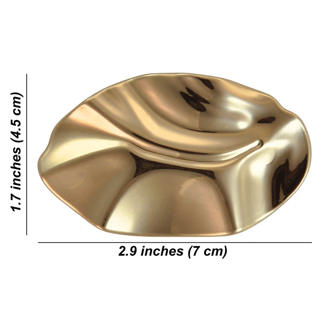 Organic Pleated Abstract Buckle