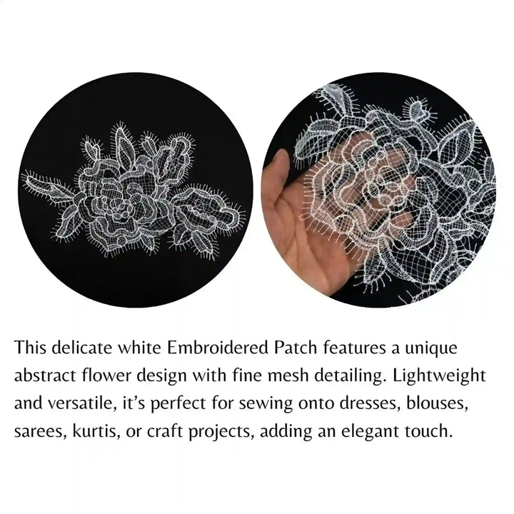 Floral Style Sew Patch