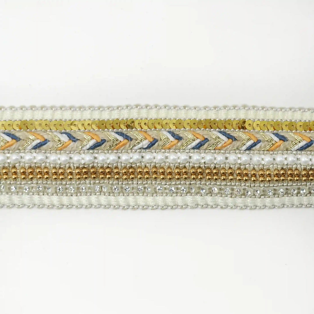 Chevron Glow Sequin Lace