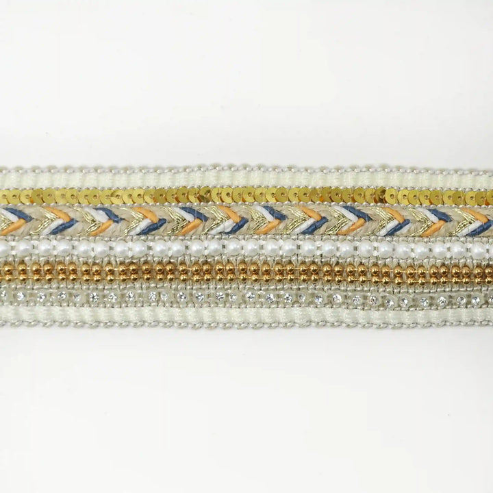 Chevron Glow Sequin Lace