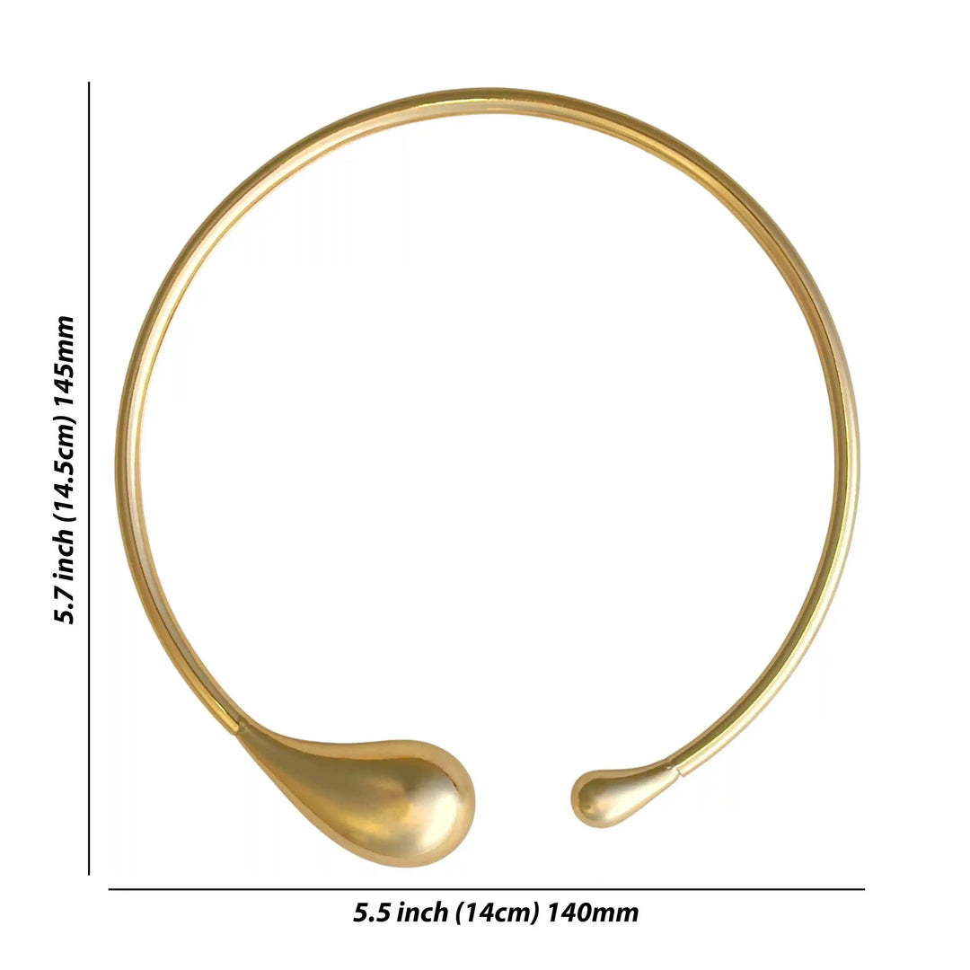 Hasli Choker Necklace – Bold Statement Metal Jewelry for Women