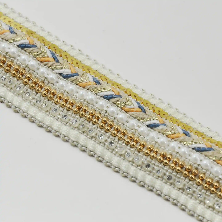 Chevron Glow Sequin Lace