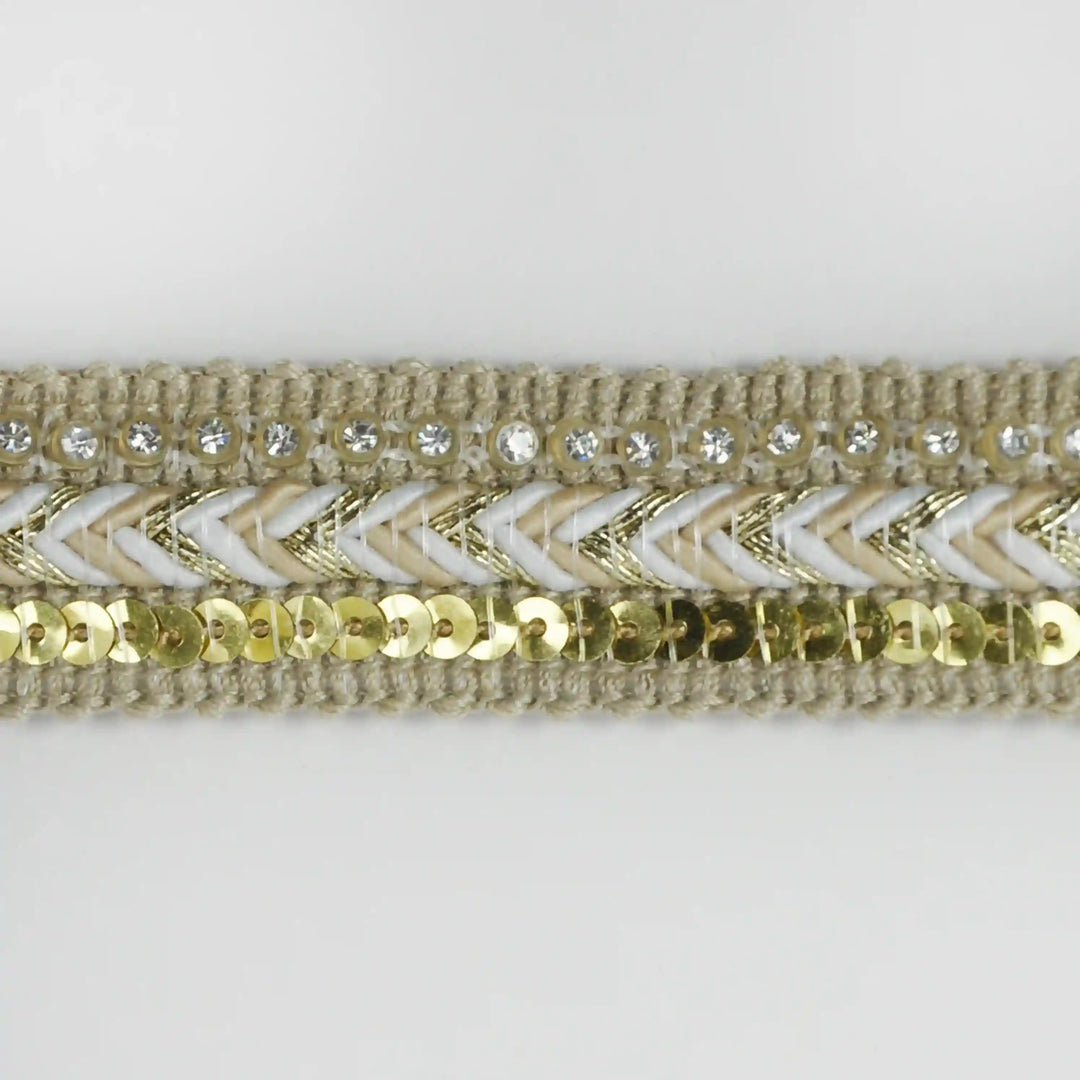 Zigzag Style Sequin Trim