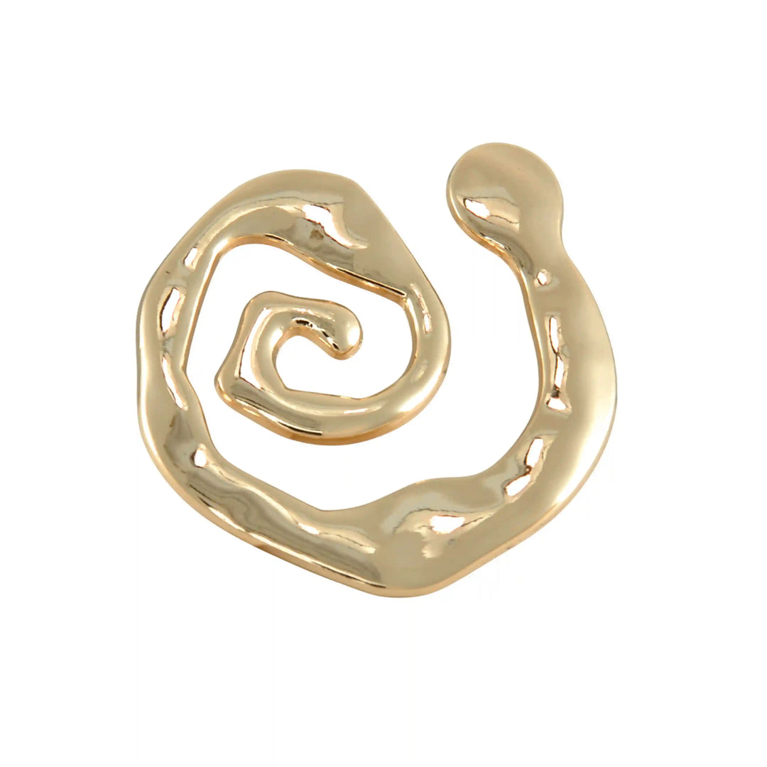 Spiral Inspire Gold & Silver Metal Buckle