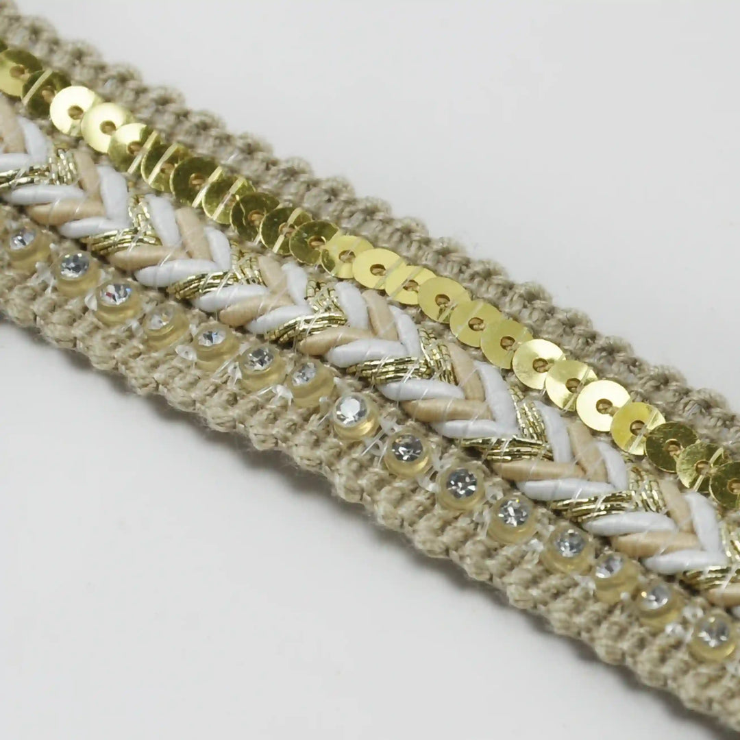 Zigzag Style Sequin Trim