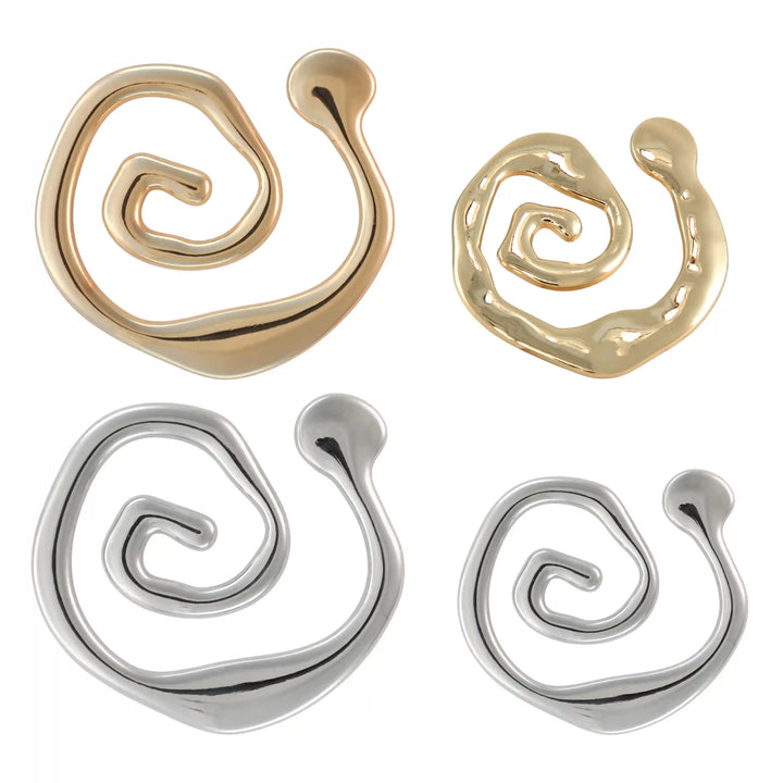 Spiral Inspire Gold & Silver Metal Buckle