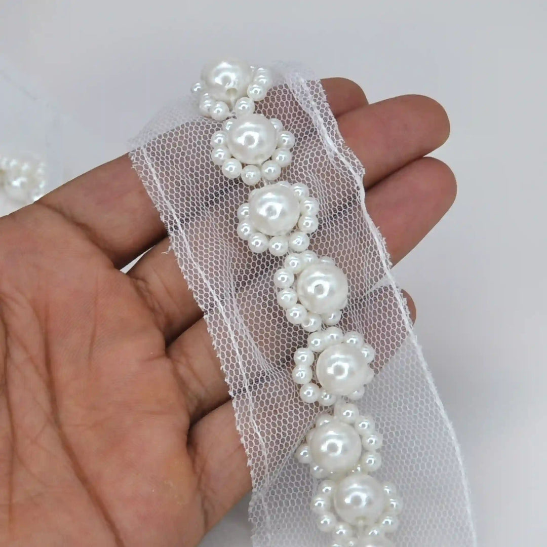 Peral Floral Style Lace