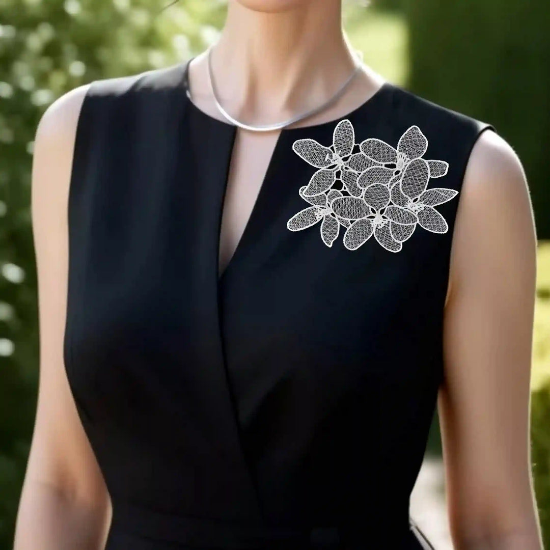 Floral Style Sew Patch