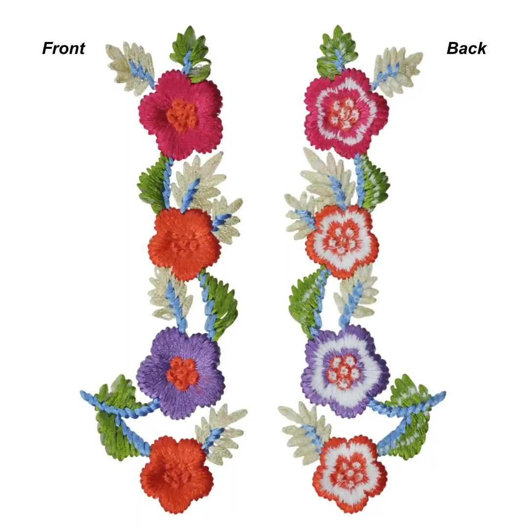Embroidery Floral Sew Patch