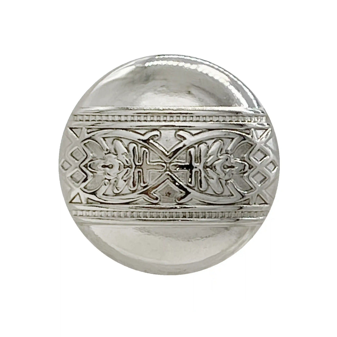 Etched Design Metal Buttons