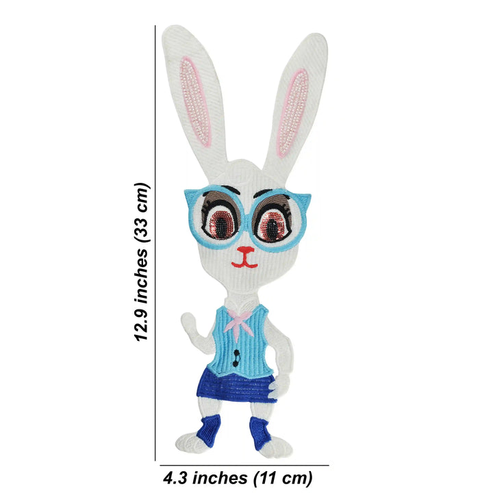 Bunny with Glasses Patch