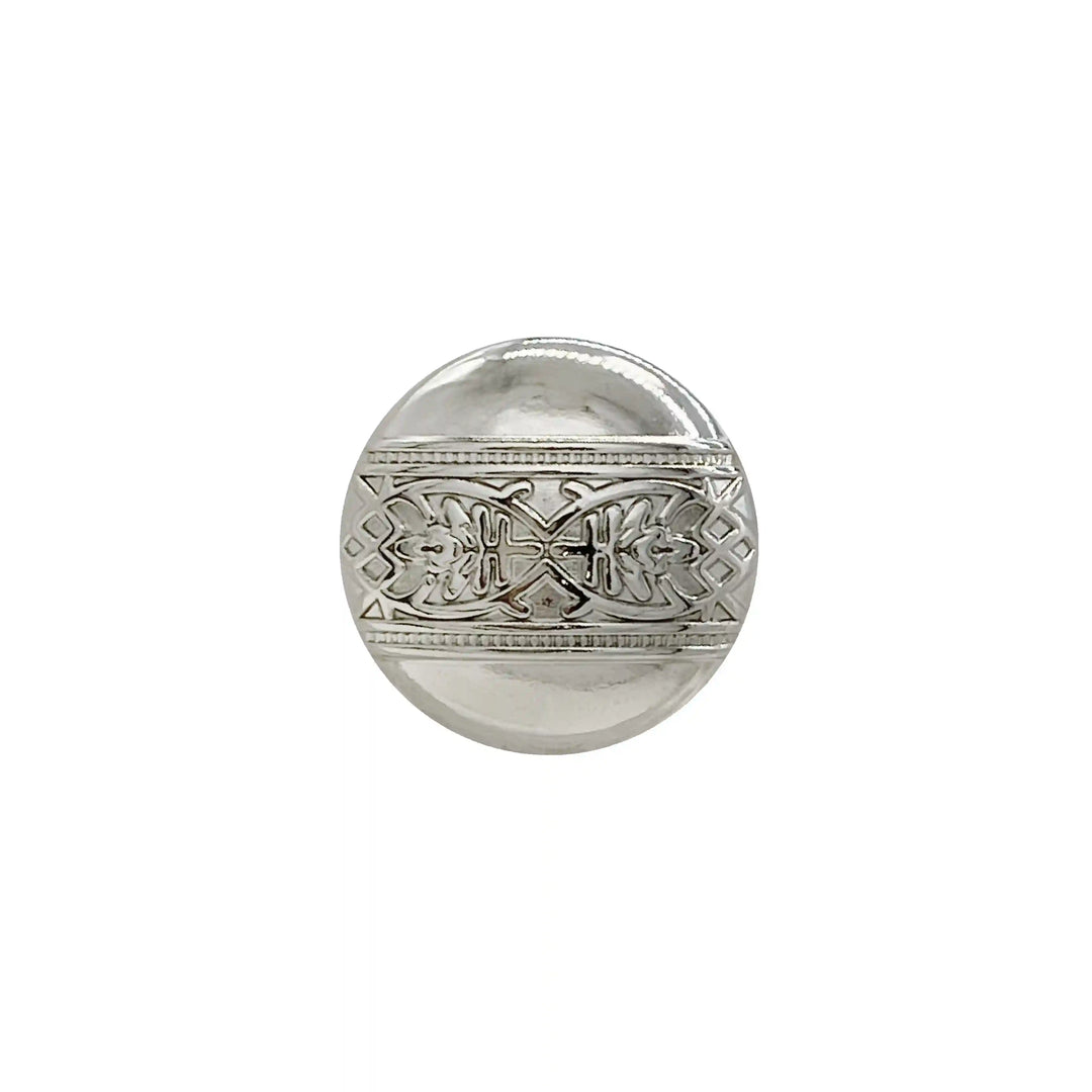 Etched Design Metal Buttons