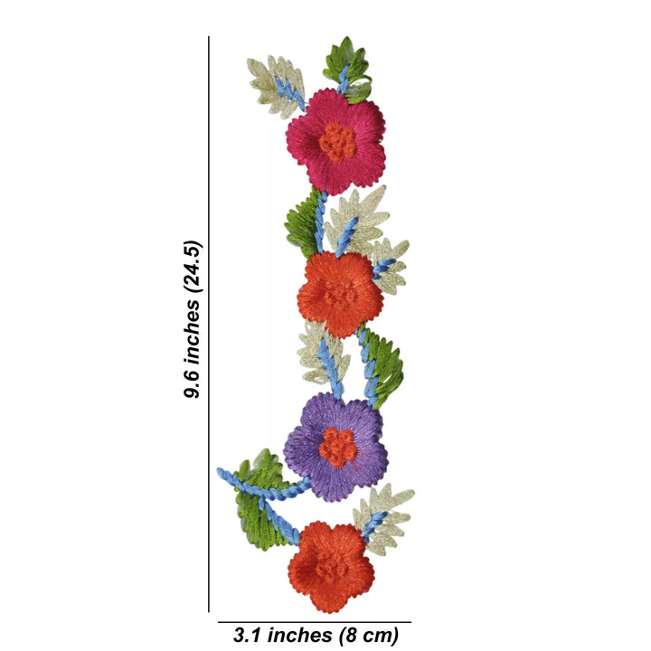 Embroidery Floral Sew Patch