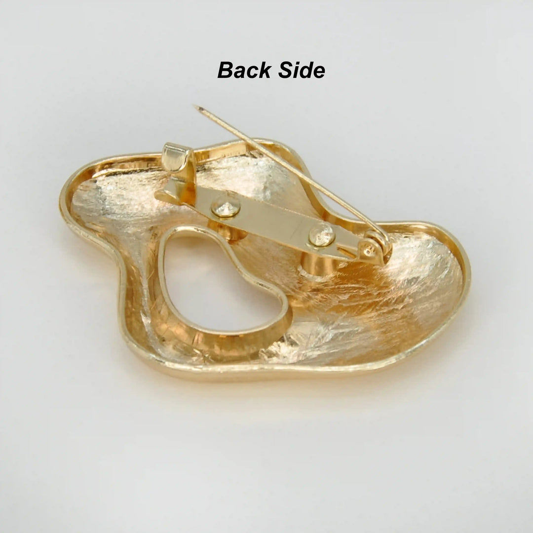 Lips Inspired Metal Brooch