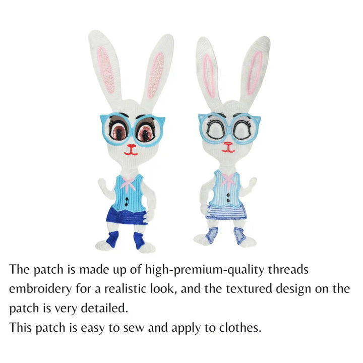 Bunny with Glasses Patch