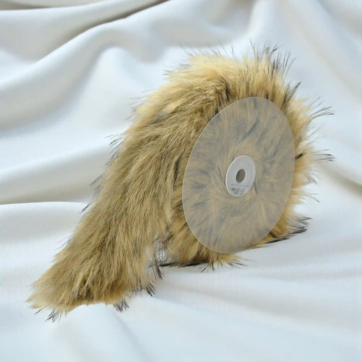 Beige Fluffy Marabou Lace | 2 Meters