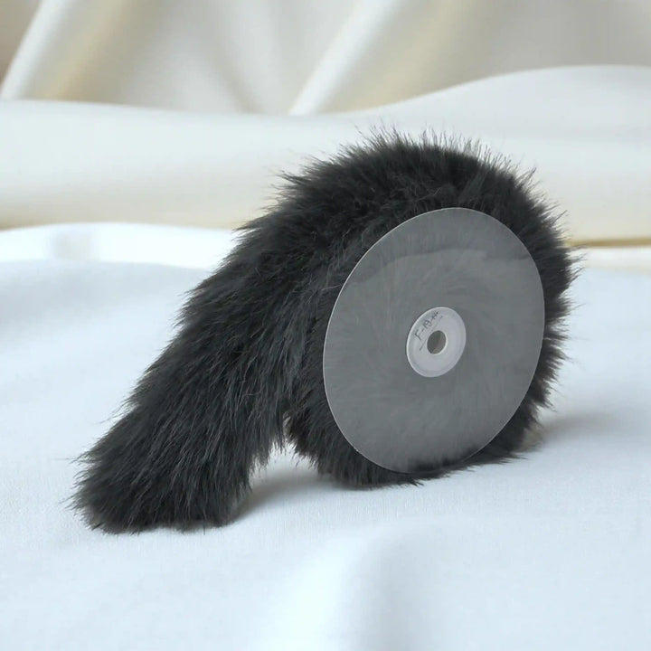 Black Fur Lace | 2 Meters