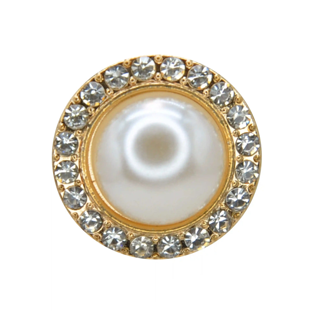 Pearl Cabochon Style Button Cover