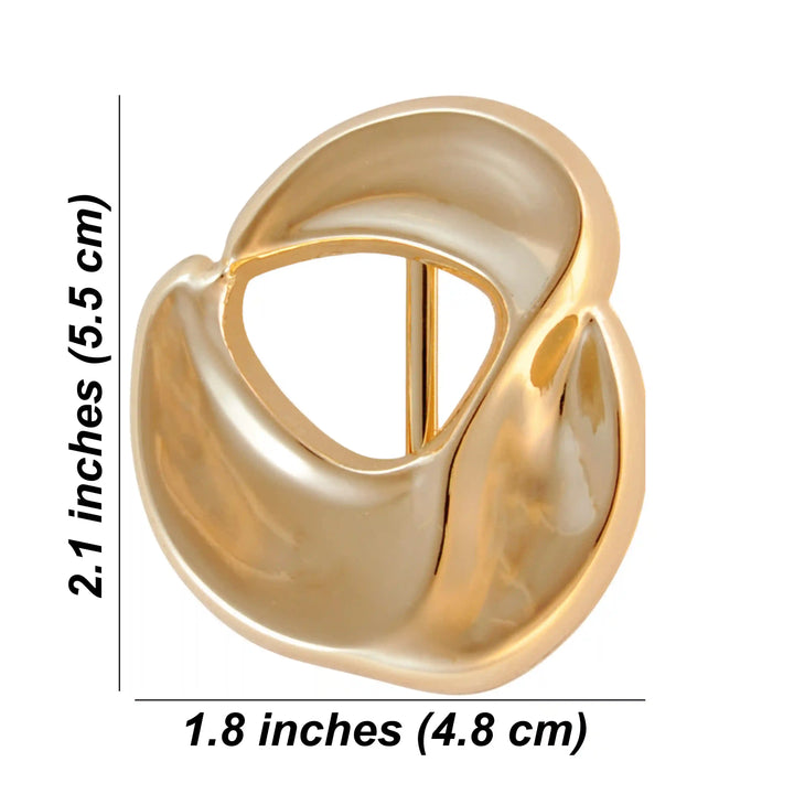 Polished Knot Closure Buckle