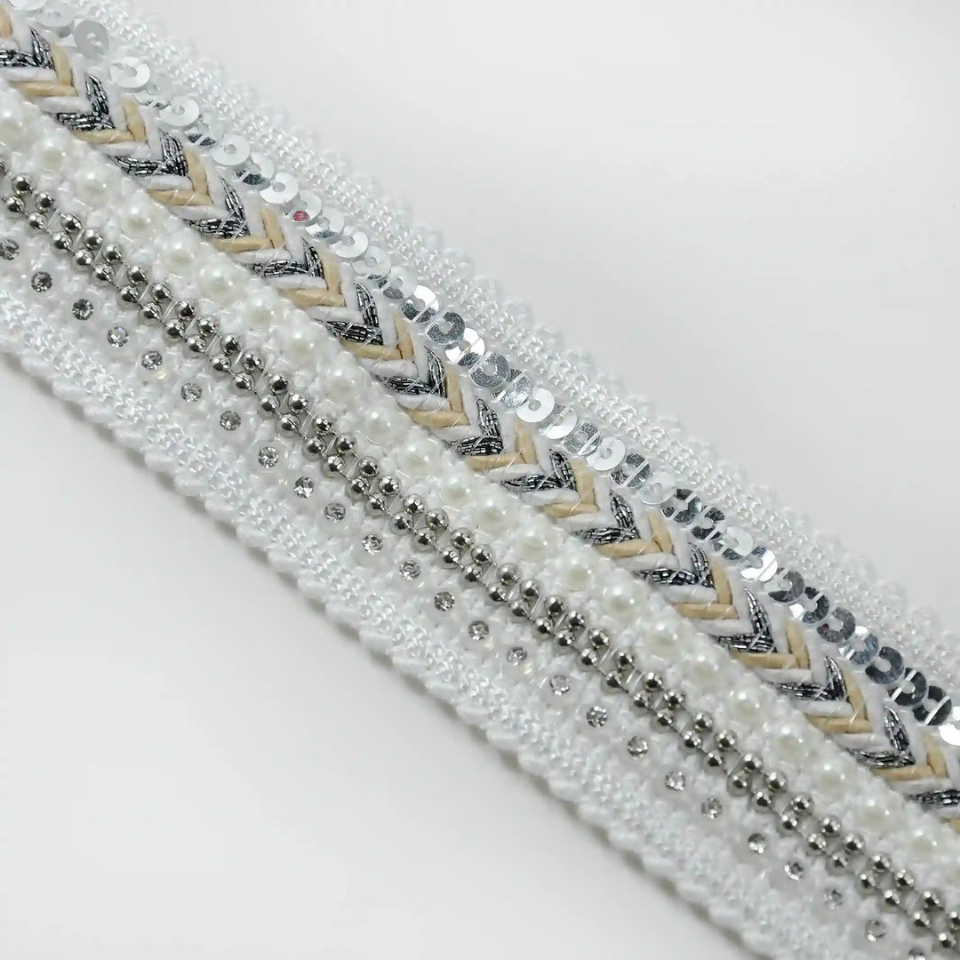 Chevron Glow Sequin Lace