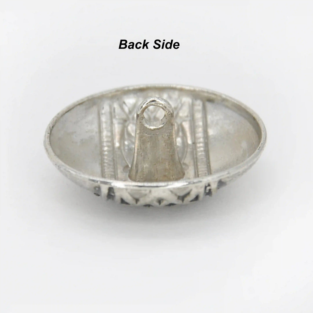 Etched Design Metal Buttons