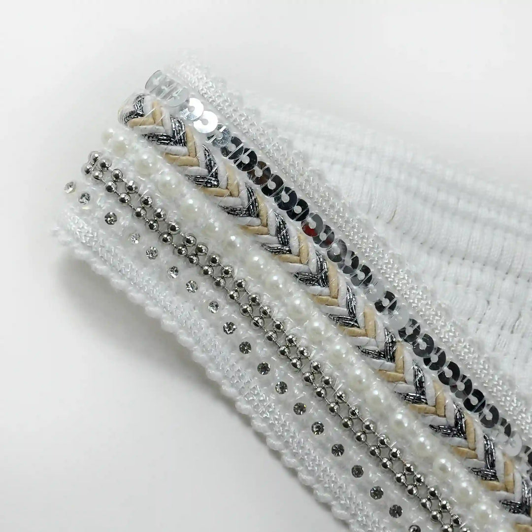 Chevron Glow Sequin Lace