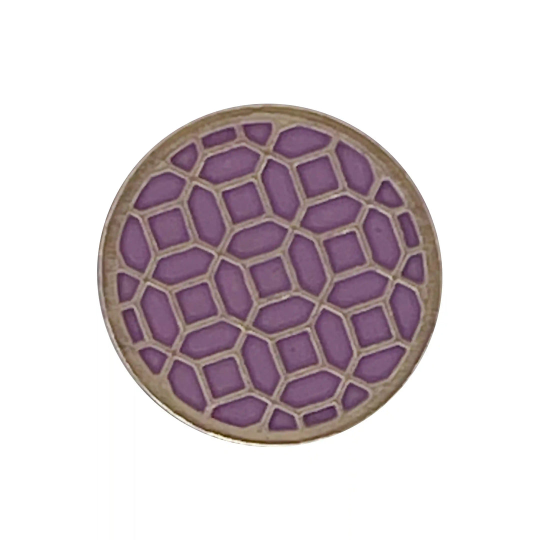 Honeycomb Pattern Buttons
