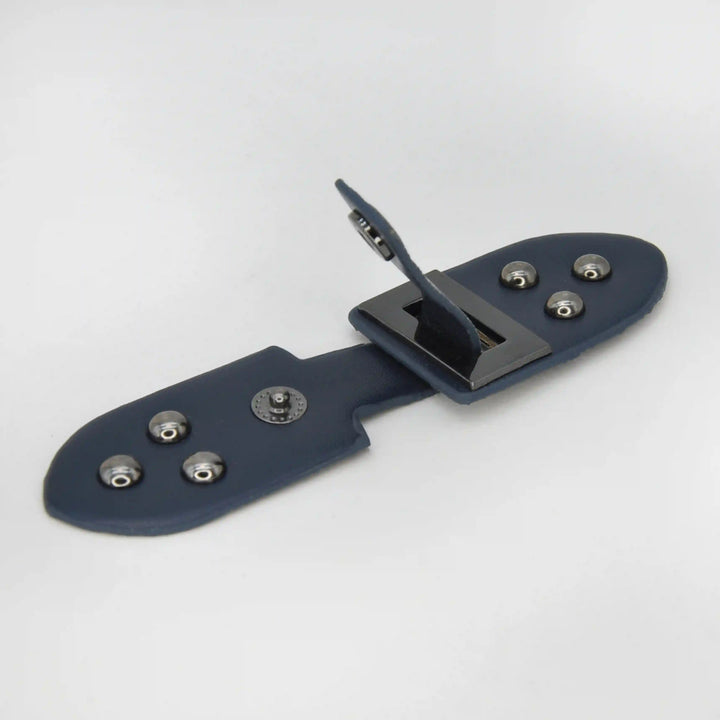 Nickel With  PU Snap Belt Buckle