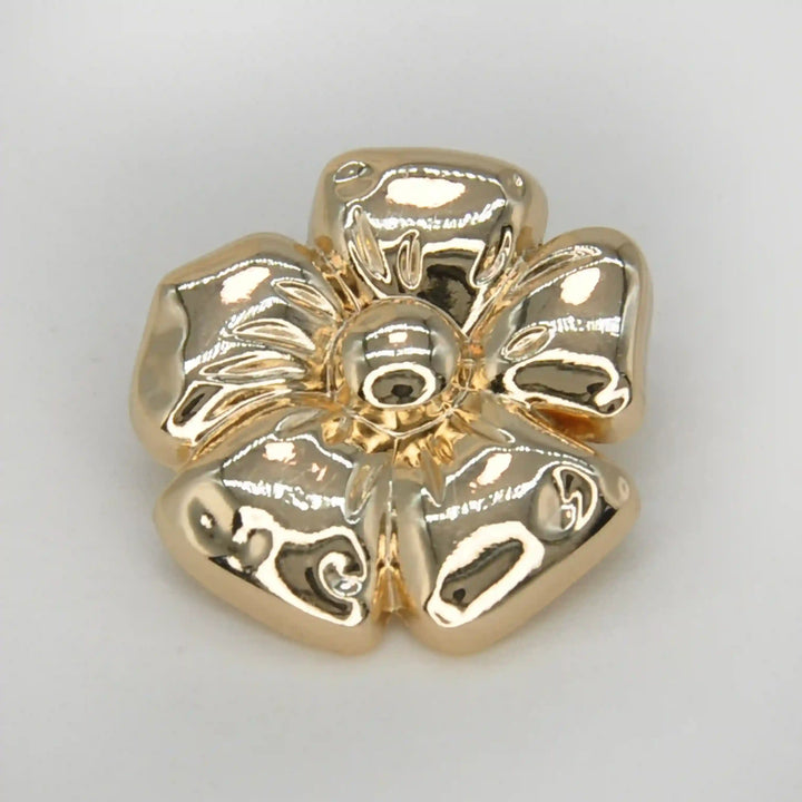 Flower Metal Buttons | 25mm(40L)