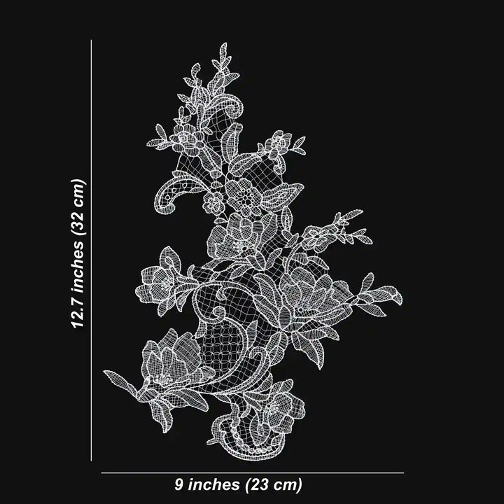 Couture Floral Applique Patch