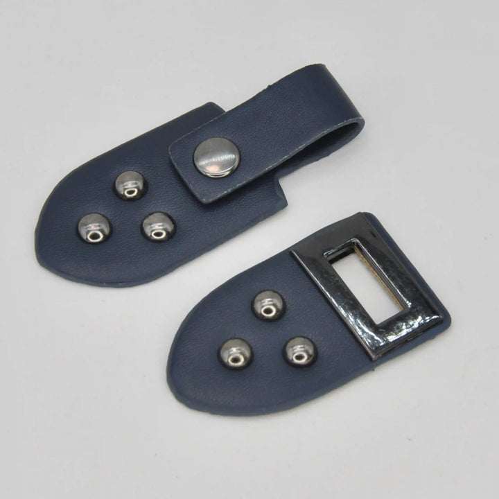 Nickel With  PU Snap Belt Buckle