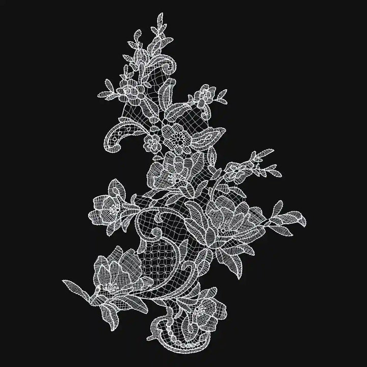 Couture Floral Applique Patch