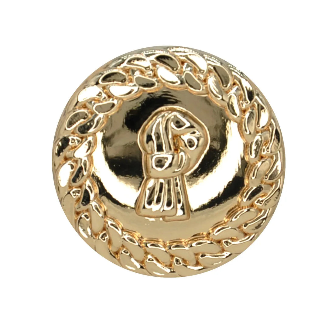 Vintage Chain Knot Metal Button | 18mm (28L) & 23mm (36L)