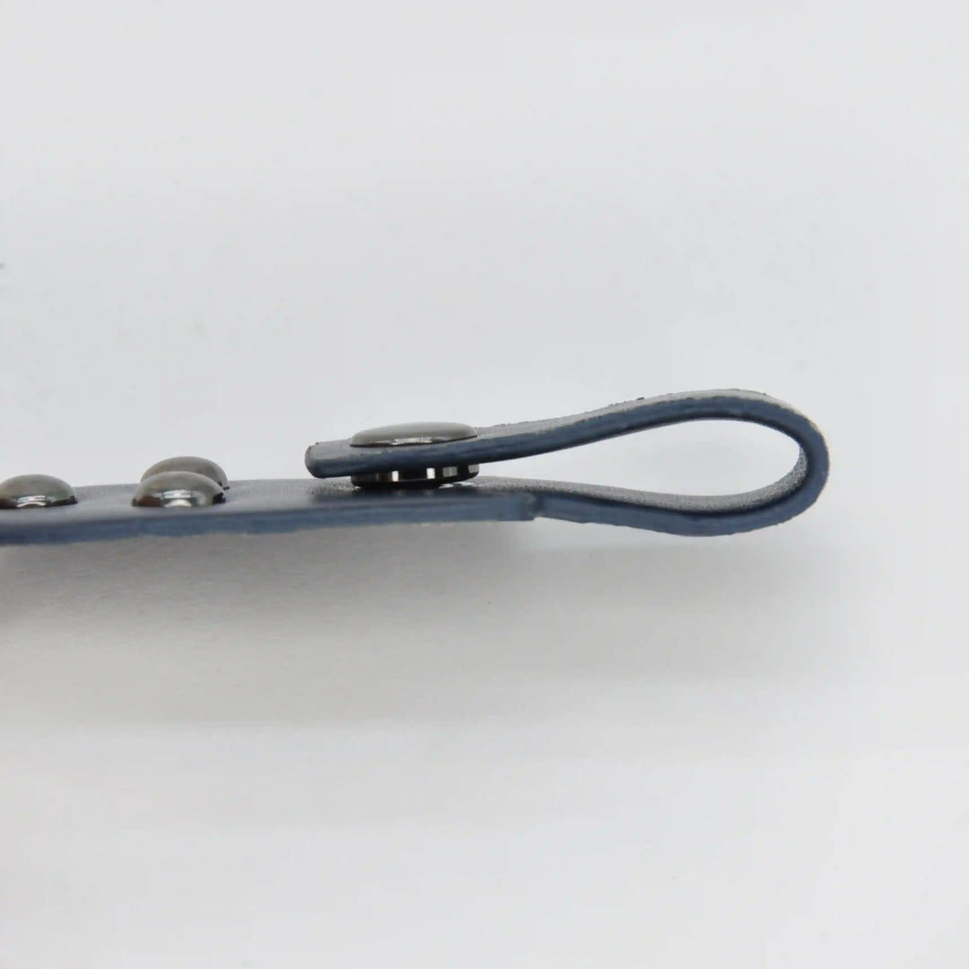 Nickel With  PU Snap Belt Buckle