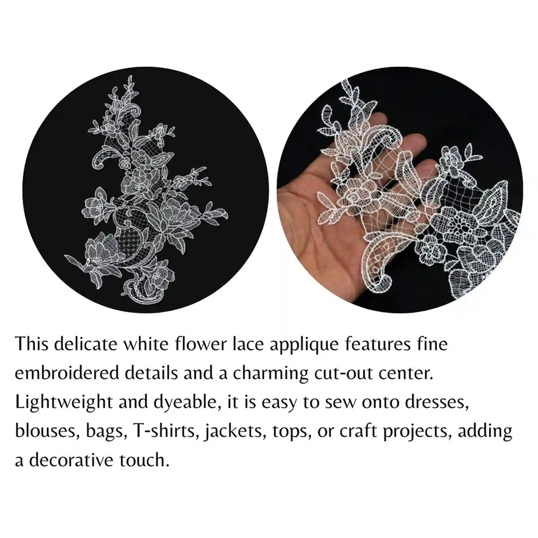 Couture Floral Applique Patch