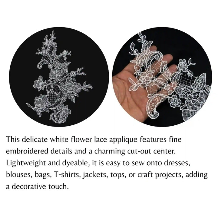 Couture Floral Applique Patch